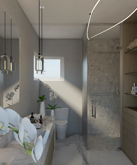 BAÑO PRINCIPAL RESIDENCIAL